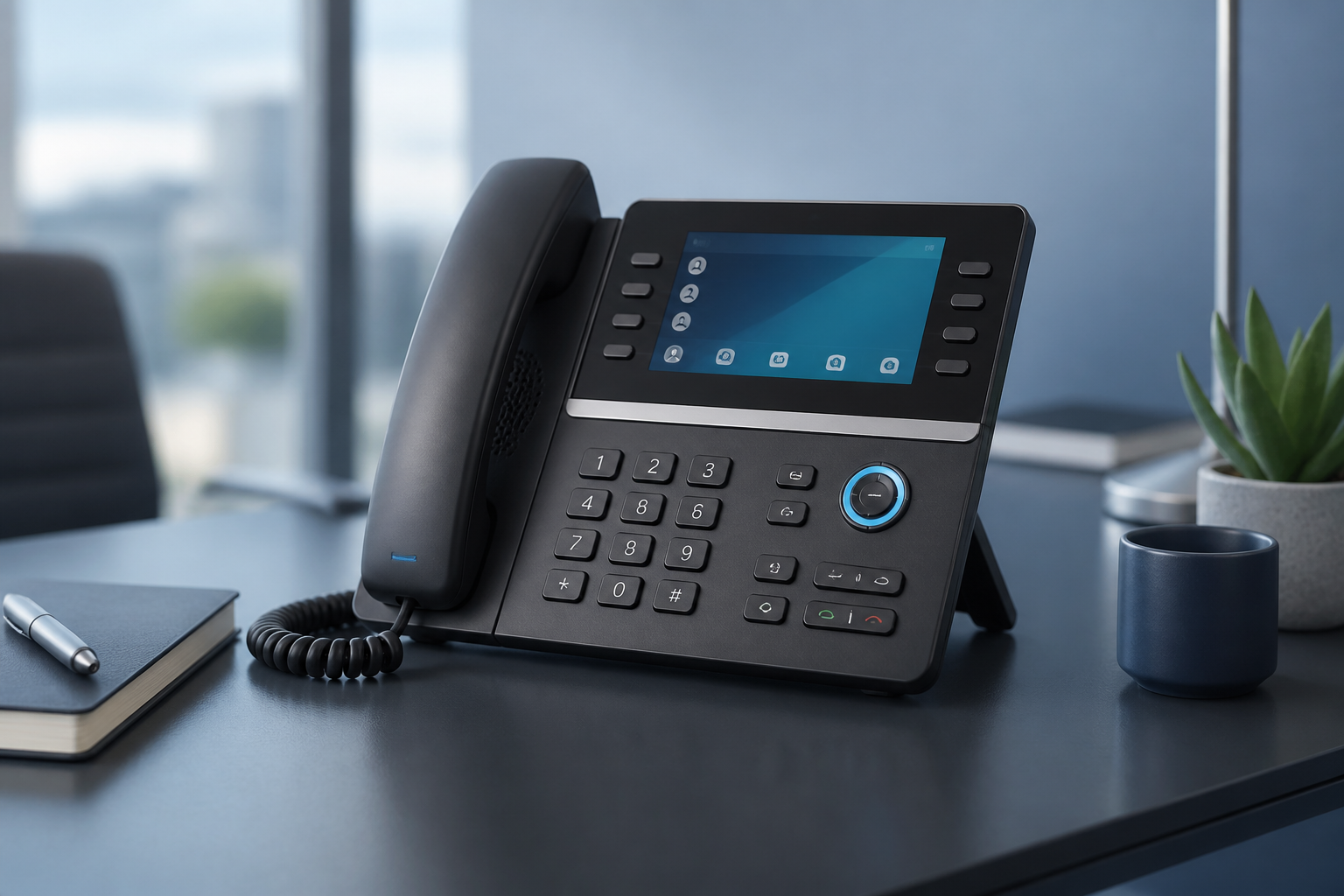 Téléphone IP professionnel de bureau